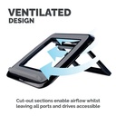 Fellowes I-Spire Series Laptop Quick Lift Black