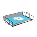 5 Star Mesh Letter Tray Stackable Wide F/S Black