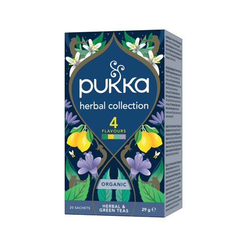 Pukka Organic Herbal & Green Tea Collection Tea Bags PK20