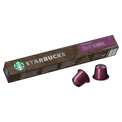 Nespresso Starbucks Caffe Verona Espresso Coffee Pods PK10
