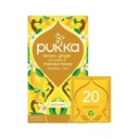 Pukka Organic Lemon Ginger Touch of Manuka Honey Tea Bags PK20