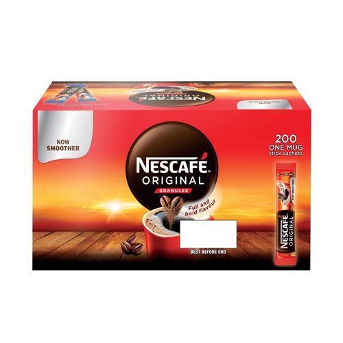 Nescafe Original Coffee One Cup Sachet Sticks PK200