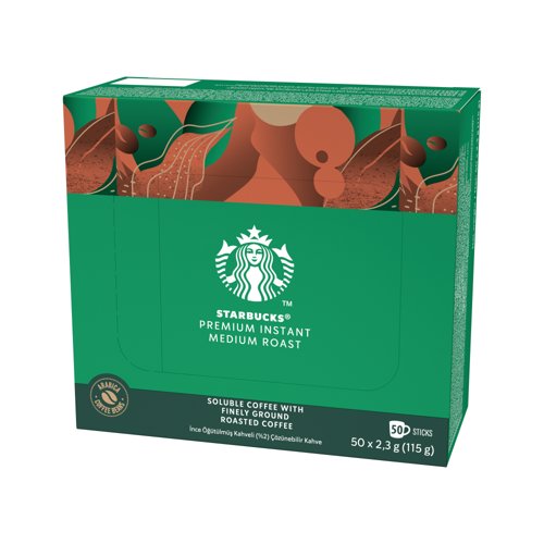 Starbucks Medium Roast Premium Instant Coffee Sachets PK50