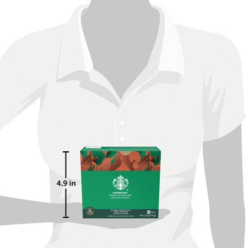 Starbucks Medium Roast Premium Instant Coffee Sachets PK50