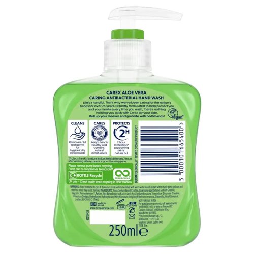 Carex Aloe 250ml PK6