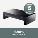 Fellowes Designer Suites Monitor Stand Black