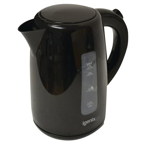 Igenix 1.7L Cordless Jug Kettle Black