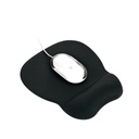 Contour Ergonomics Memory Foam Mouse Matt with Wristrest Black