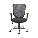 Jemini Low Back Operator Mesh Black Chair Black