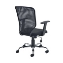 Jemini Low Back Operator Mesh Black Chair Black