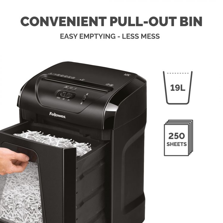 Fellowes Powershred 12C Cross Cut Shredder