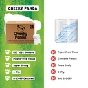 Cheeky Panda Professional 3-ply Bamboo Toilet Rolls Quilted PK36