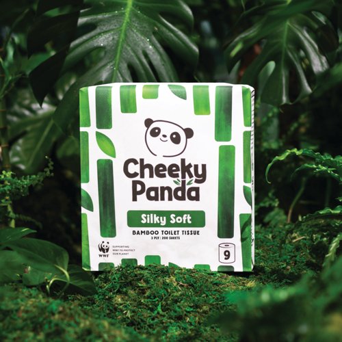 Cheeky Panda Sustainable Bamboo 3-ply Toilet Tissue PK45