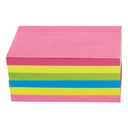 5 Star Sticky Notes Assorted Neon 76mm x 127mm PK6
