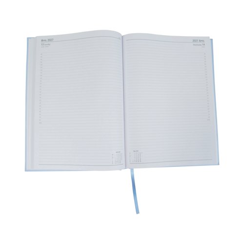 5 Star A4 Day Per Page Appointments Soft Blue
