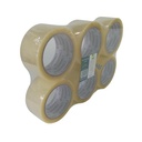 Q-Connect Packaging Tape 50mmx66m Polypropylene PK6