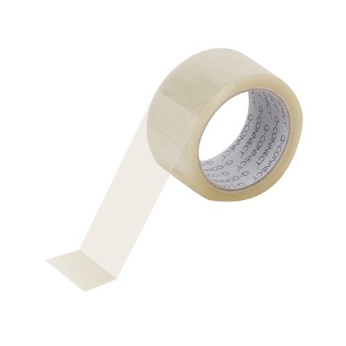 Q-Connect Packaging Tape 50mmx66m Polypropylene PK6