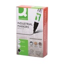 Q-Connect Industrial Marker Bullet Tip Black PK10