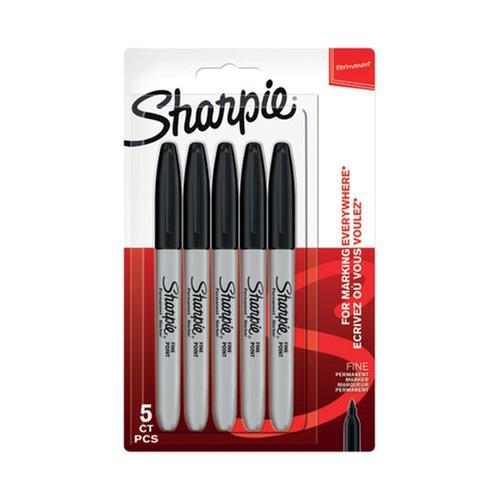 Sharpie Fine Markers Permanent Black