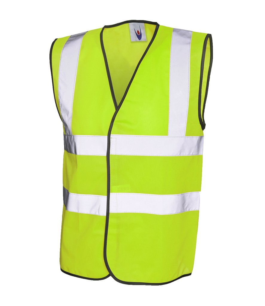 Uneek Hi Vis Safety Vest Yellow UC801