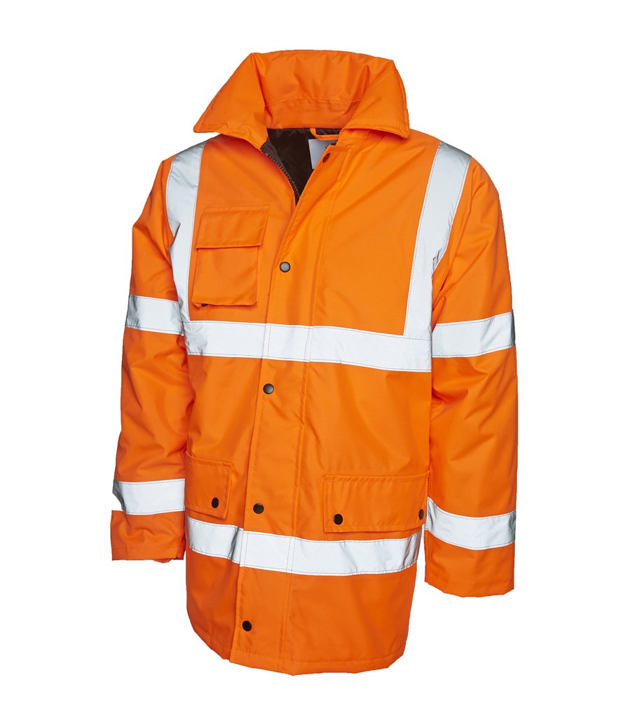 Uneek Hi Vis Jacket Orange UC803