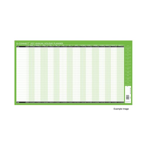Q-Connect Holiday Planner Unmounted 754mm x 410mm 2027
