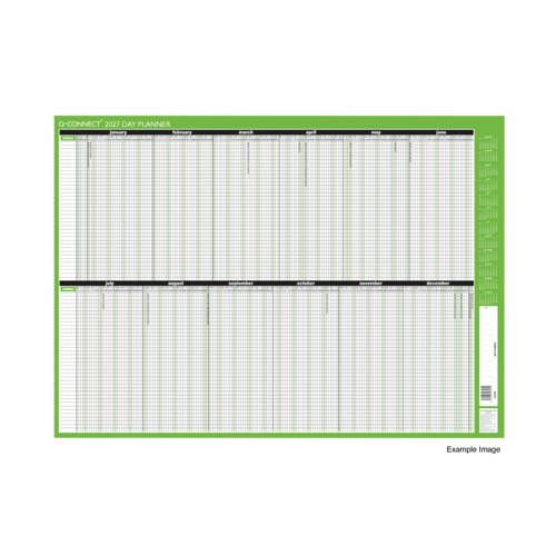 Q-Connect Day Planners Mounted 855mm x 610mm 2027