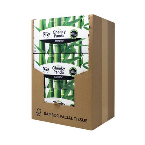 Cheeky Panda Facial Tissues 80sh Boxed PK12