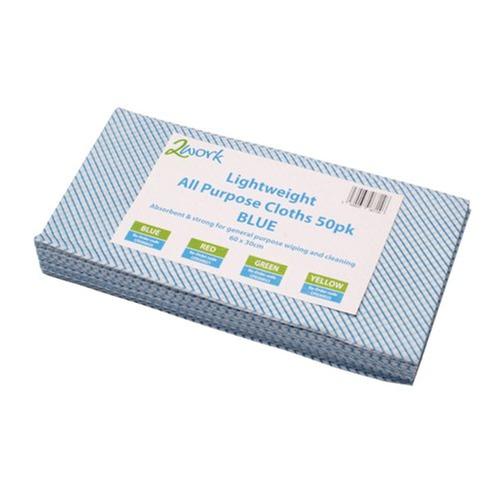 2Work All Purpose Cloths 600mm x 300mm PK50