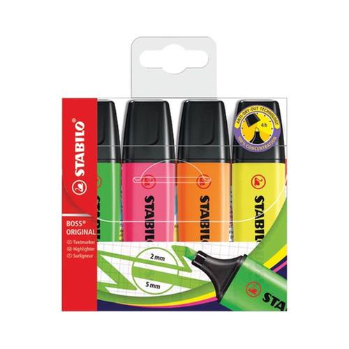 Stabilo Boss Original Highlighters Assorted Colours