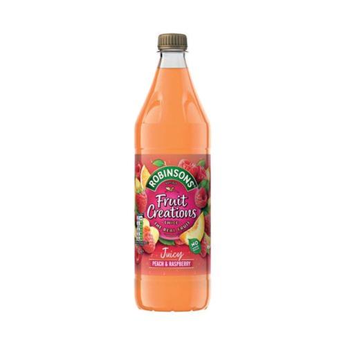 Robinsons Fruit Creations Peach & Raspberry No Added Sugar 1L