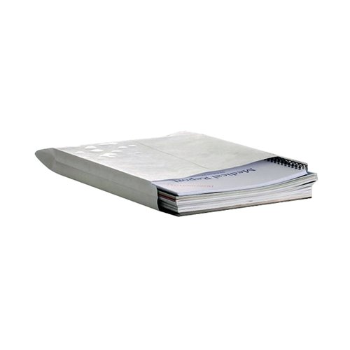 Q-Connect 324 x 229 x 25mm Gusset (C4) Peel & Seal White 120gsm PK125 Envelopes