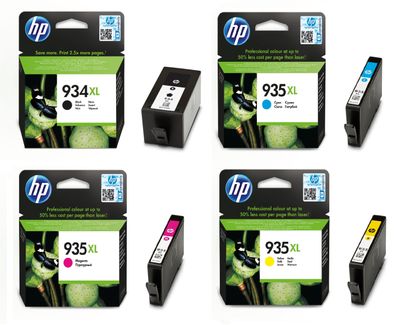 HP Original 934XL & 935XL Original Hi Yield Cartridges