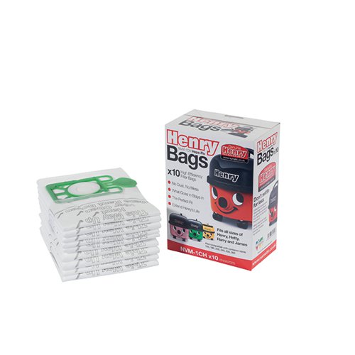 Numatic Vacuum Waste Bags PK10 for Henry/Hetty/Commercial