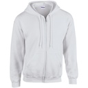 Gildan Heavy Blend Full Zip Hooded Sweatshirt GD058 Ash
