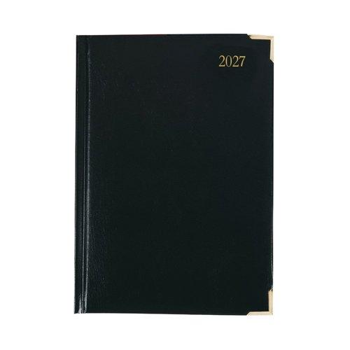 Q-Connect A4 Day Per Page Executive Black 2027 Diary