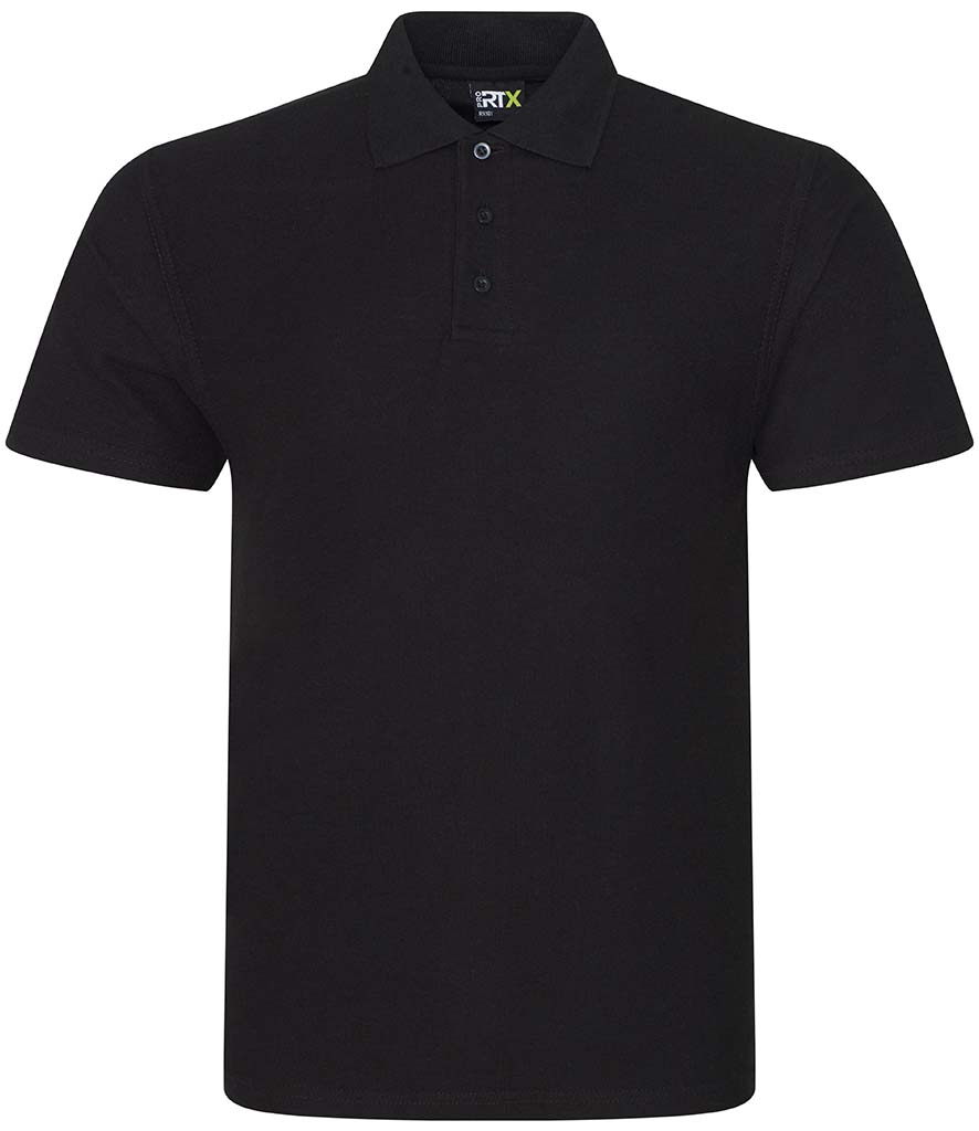Pro RTX Pro Pique Polo Shirt RX101 Black