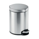 Durable Stainless Steel Pedal Bin Round