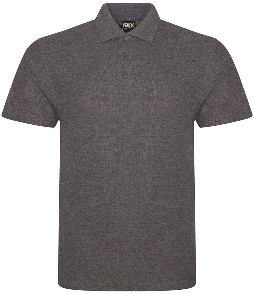 Pro RTX Pro Pique Polo Shirt RX101 Charcoal