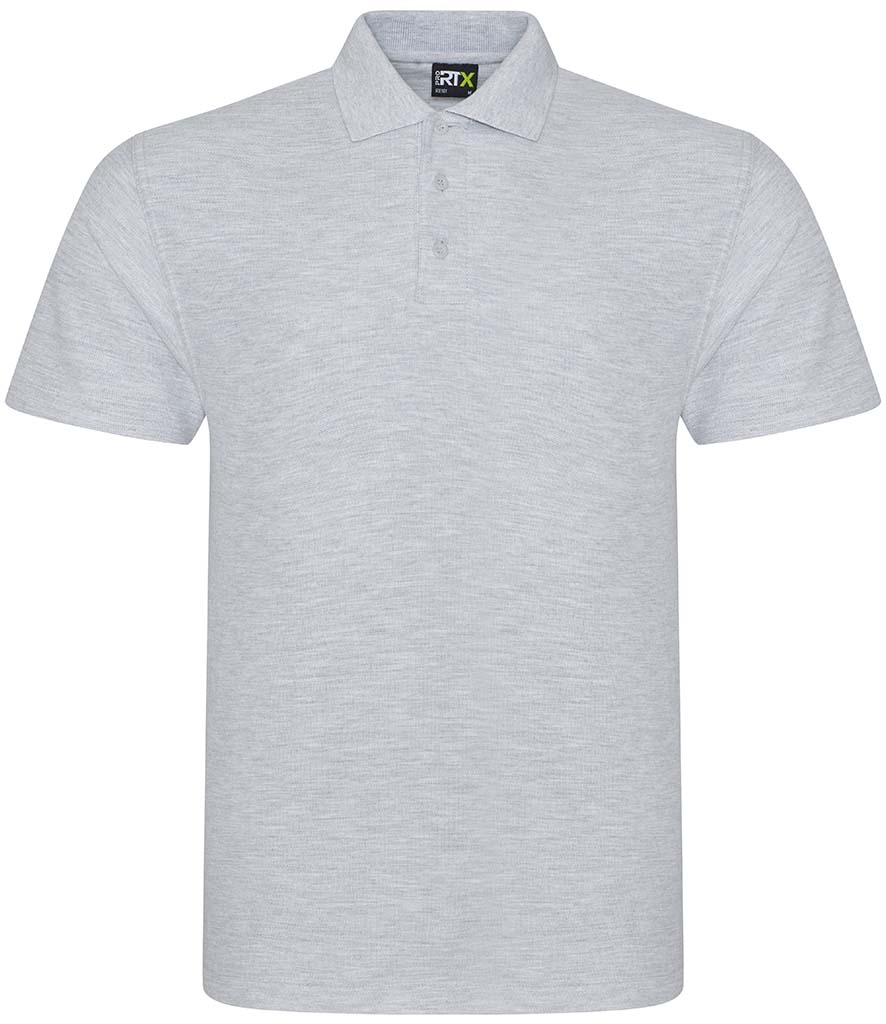 Pro RTX Pro Pique Polo Shirt RX101 Heather Grey