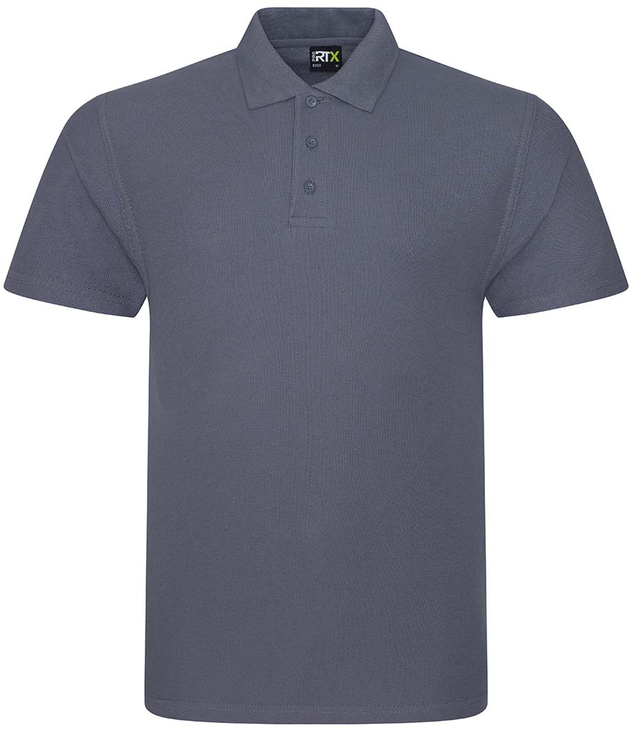 Pro RTX Pro Pique Polo Shirt RX101 Solid Grey