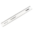 Q-Connect Acrylic Shatter Resistant Ruler Clear 30CM