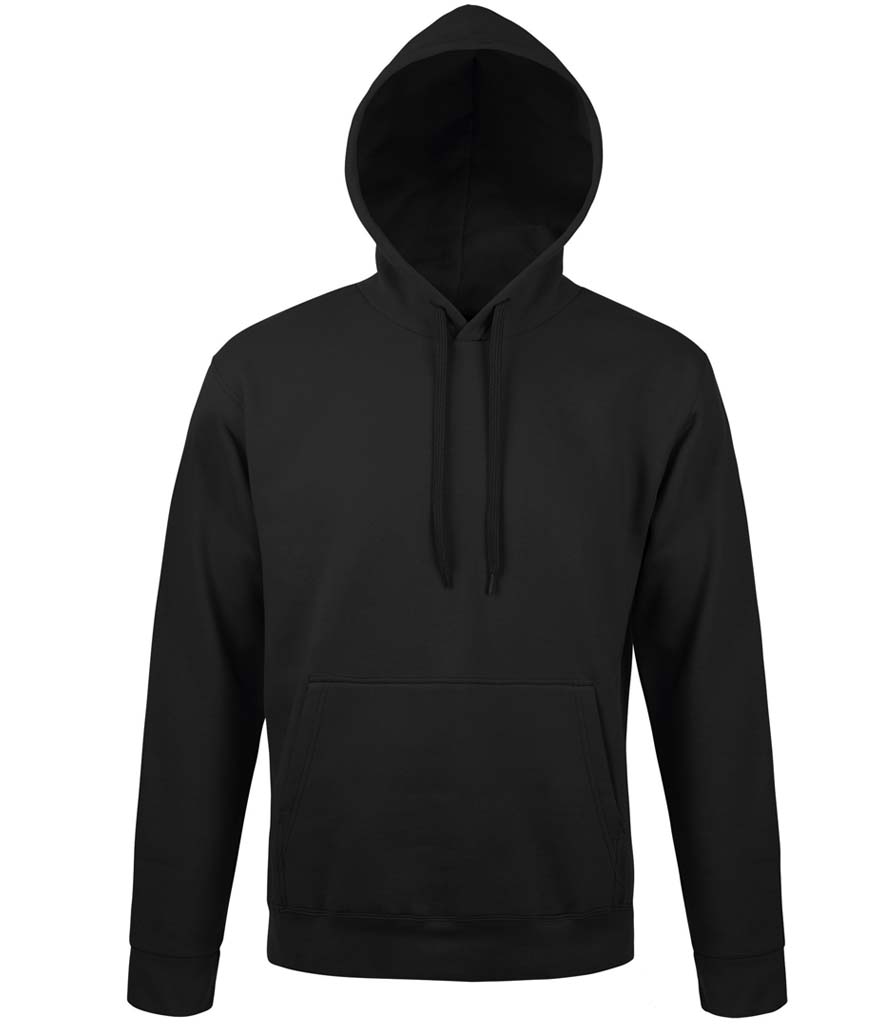 SOLS Unisex Snake Hooded Sweatshirt 47101 Black