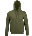 SOLS Unisex Snake Hooded Sweatshirt 47101 Army