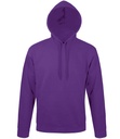 SOLS Unisex Snake Hooded Sweatshirt 47101 Dark Purple