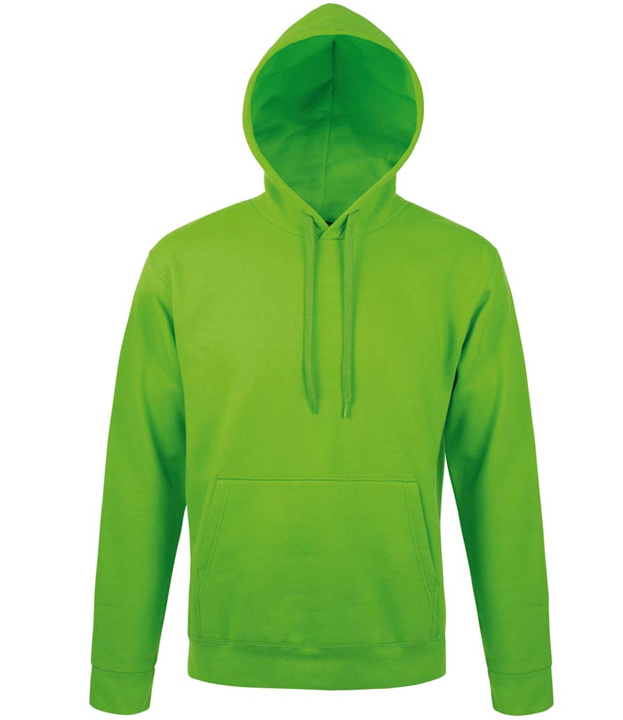 SOLS Unisex Snake Hooded Sweatshirt 47101 Lime Green