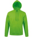 SOLS Unisex Snake Hooded Sweatshirt 47101 Lime Green