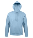 SOLS Unisex Snake Hooded Sweatshirt 47101 Sky Blue