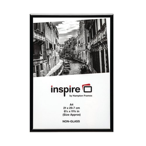 Hamptons Aluminium Certificate Frames Black