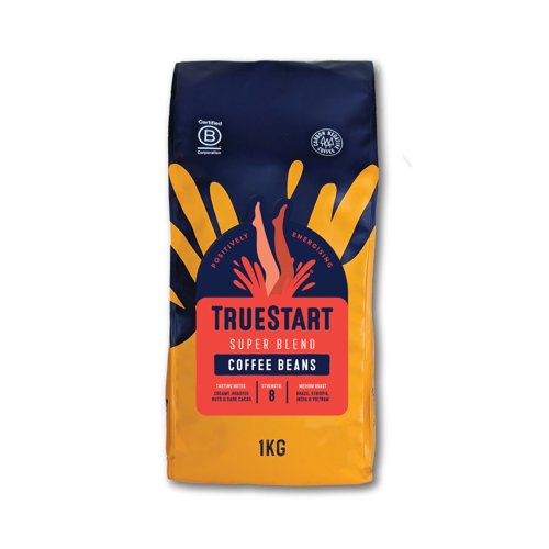 Truestart Super Blend Coffee Beans 1kg